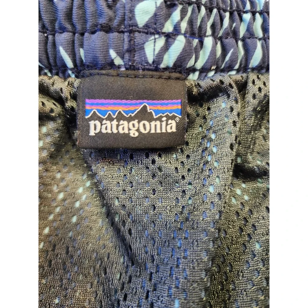 Patagonia S NEW! Men's Baggies In Rain Fern Dam Blue Swim Trunks